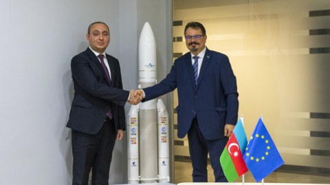 “Azərkosmos” sədri Peter Mixalko ilə görüşüb