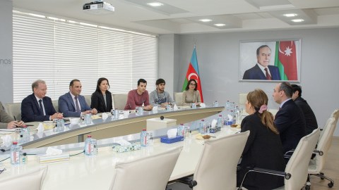 "Azərkosmos"da NEXUS komandası ilə görüş keçirilib - FOTOLAR