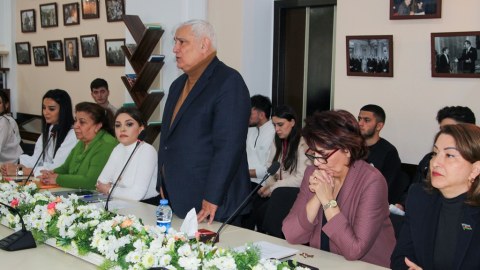 ADU-da Xocalı faciəsi qurbanları anılıb - FOTOLAR