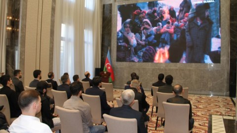 Çində Xocalı qurbanlarının xatirəsi anılıb