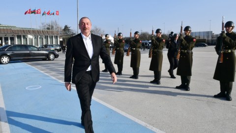 İlham Əliyevin Türkiyəyə səfəri başa çatdı - FOTO