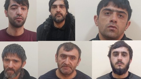 Gəncə sakinləri silah və narkotiklə tutuldu - FOTOLAR