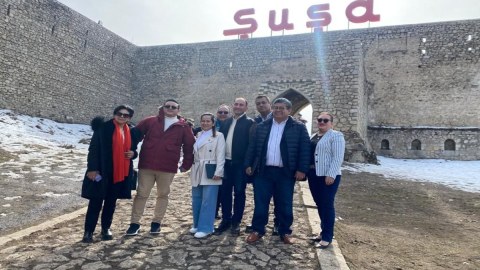Meksikalı deputatllar Şuşada - FOTO 
