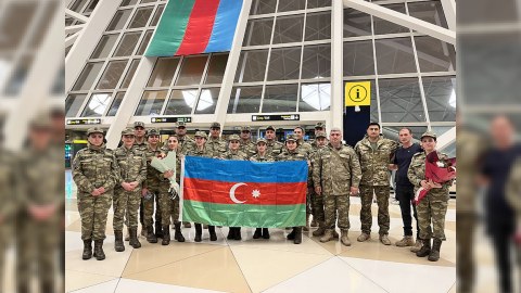 Hərbi həkimlərimiz zəlzələ bölgəsindən qayıtdı - FOTO