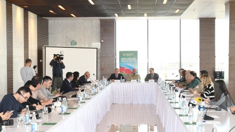 İşçi qrupu Ağdamda iclas keçirdi - FOTOLAR