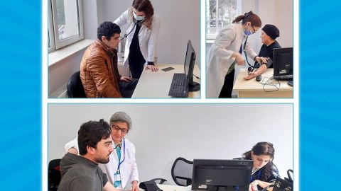 Ağalıya köçürülən ailələr müayinə edilib