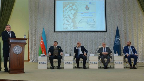 UNEC-də Elm festivalına start verilib - FOTOLAR