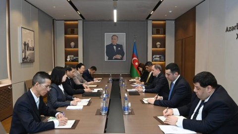 Ceyhun Bayramov Çinin xüsusi nümayəndəsi ilə görüşdü