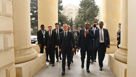 Efiopiyanın xarici işlər naziri Azərbaycana gəldi