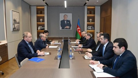 Ceyhun Bayramov Beynəlxalq Miqrasiya Təşkilatının Baş direktoru ilə görüşüb