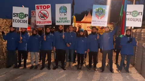 Laçın yolu: Aksiya ruh yüksəkliyi ilə davam edir