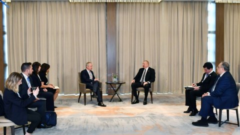 İlham Əliyev BMT Baş Assambleyasının prezidentini qəbul edib - YENİLƏNİB