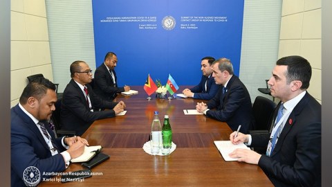 Ceyhun Bayramov görüş keçirdi