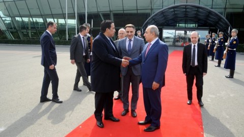 Liviya liderinin Azərbaycana səfəri başa çatdı 
