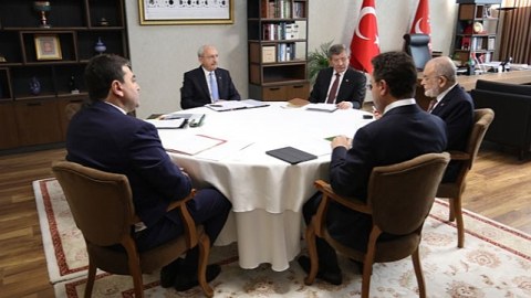 Türkiyə müxalifəti Akşenersiz görüşdü - VİDEO