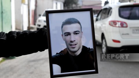 Silahlı basqında həlak olan Rüfət dəfn edildi - FOTOLAR