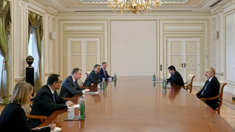 İlham Əliyev Toivo Klaarı qəbul edib