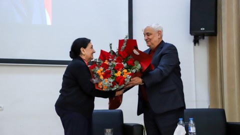Professor Dilarə Seyidzadə ilə görüş keçirildi - FOTOLAR