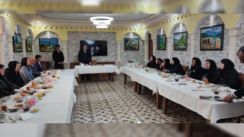 Hacıqabulda Şəhid anaları ilə görüş keçirilib - FOTOLAR