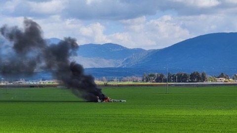 İtaliyada təyyarə qəzası - Pilotlar öldü
