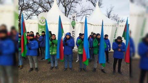 87 gün Laçın yolunda - Aksiya iştirakçılarından 8 Mart təbriki