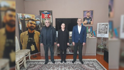 Füzulidə şəhid ailələri ziyarət olunub - FOTO