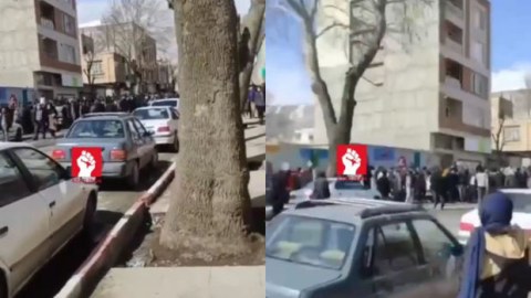 Güney Azərbaycanda yenidən etirazlar başladı - VİDEO