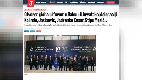 Bakı Forumu dünya mediasının diqqət mərkəzində - FOTOLAR