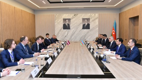 Nazir müavini Latviyanın İnvestisiya və İnkişaf Agentliyinin rəhbəri ilə görüşüb