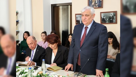 “Vətən müharibəsi tarixi. Şəxsiyyət faktoru” kitabının təqdimatı - FOTOLAR