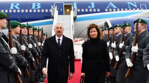 İlham Əliyev Almaniyaya GETDİ