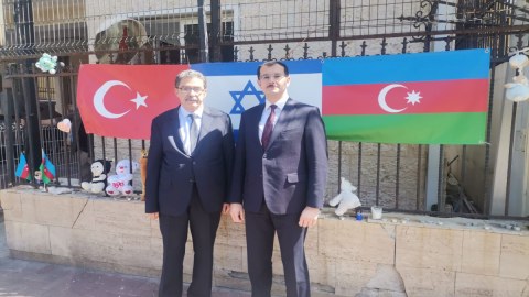 Azərbaycan və Türkiyənin İsraildəki səfirləri görüşdü