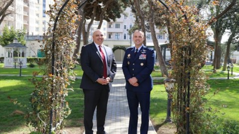 ABŞ-ın briqada generalı Azərbaycana gəldi