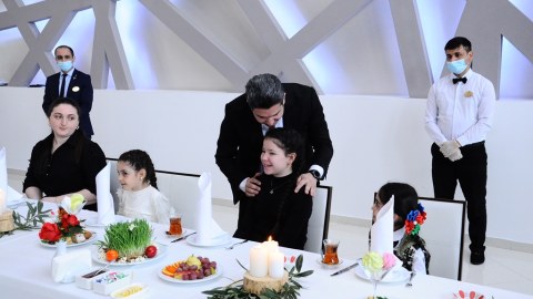 Naftalanda Şəhid, qazi övladları ilə ilaxır çərşənbə qeyd edilib - FOTOLAR