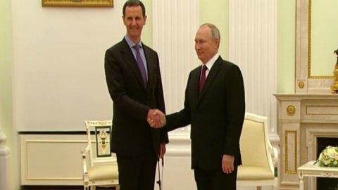 Putin-Əsəd görüşü üç saat davam edib - YENİLƏNİB