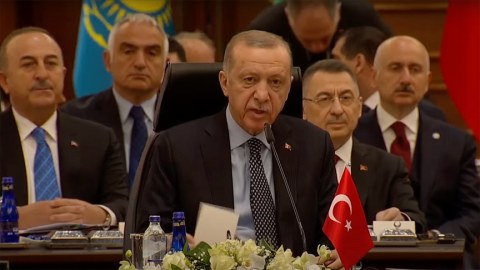 Ərdoğan Türk dövlətlərinə TƏŞƏKKÜR ETDİ - VİDEO
