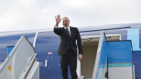 İlham Əliyevin Türkiyəyə səfəri başa çatdı 