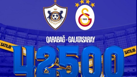 "Qarabağ" - "Qalatasaray" matçına 42 mindən çox bilet satıldı