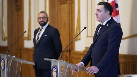 Britaniya və Gürcüstan XİN başçıları görüşdü