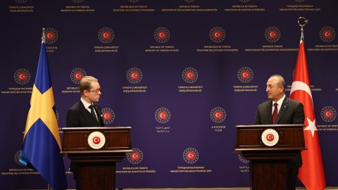 Çavuşoğlu isveçli həmkarı ilə danışıqlar apardı 