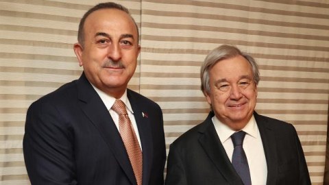 Çavuşoğlu Quterreşlə taxıl sazişindən danışdı 