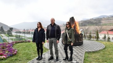 Prezident ailəsi ilə Talış kəndində - YENİLƏNİB