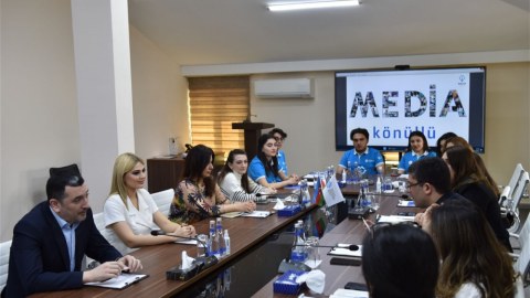 MEDİA-da könüllülərlə görüş olub - FOTO