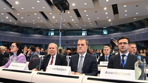 Ceyhun Bayramov Türkiyəyə dəstək konfransında - YENİLƏNİB