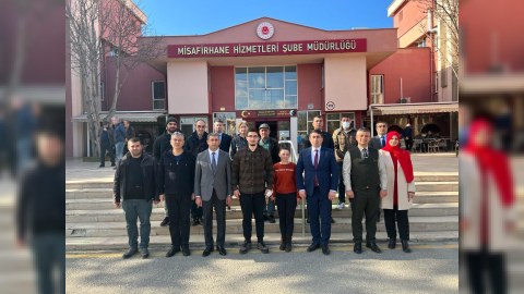 Türkiyədə müalicə alan hərbçilər ziyarət edildi - FOTOLAR