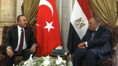 Çavuşoğlu misirli həmkarı ilə danışıqlar apardı