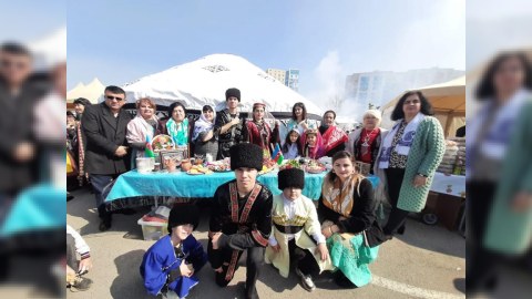 Qazaxıstanda keçirilən festivallarda diasporumuz təmsil olunub - FOTO