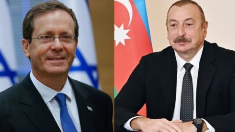 İsrail Prezidenti İlham Əliyevi TƏBRİK ETDİ 