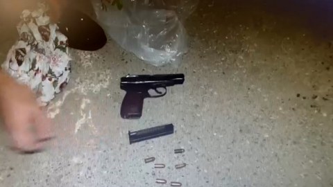 Maşınında qanunsuz “Makarov” gəzdirən şəxs saxlanıldı