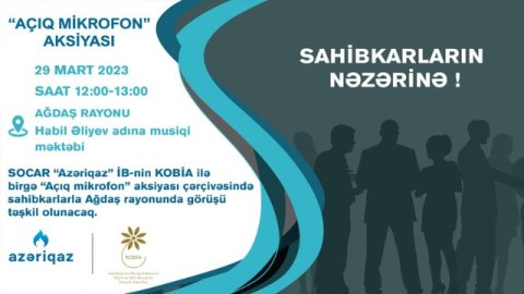 "Azəriqaz"ın sahibkarlarla növbəti görüşü Ağdaşda olacaq